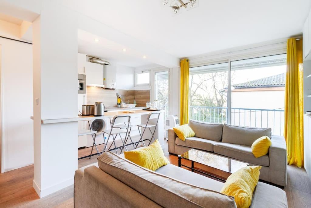 Double Appartement, Saint Michel, Parking, Wifi Toulouse Buitenkant foto